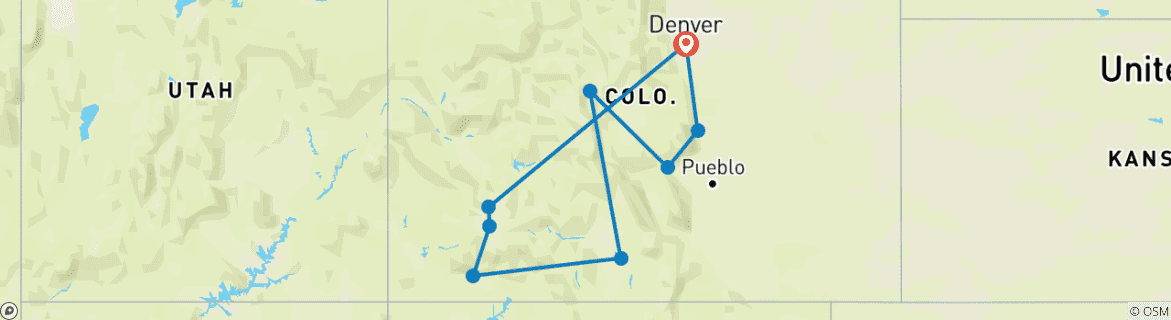 Imagen de un mapa que muestra la ruta del circuito