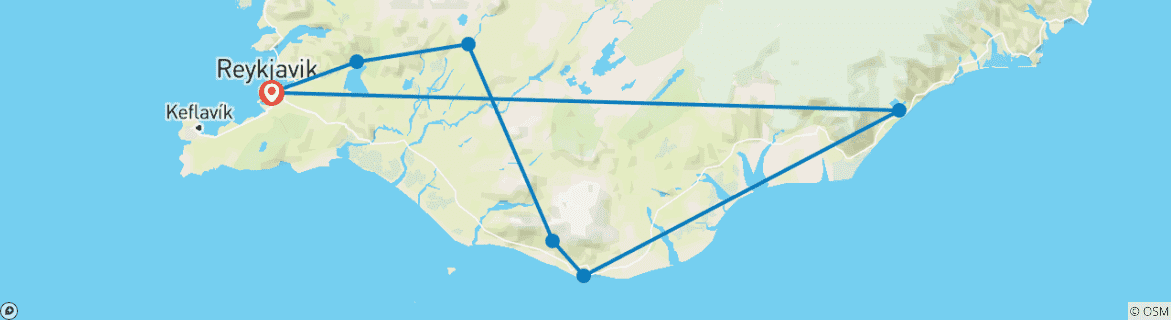 Imagen de un mapa que muestra la ruta del circuito