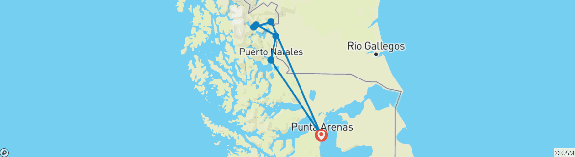 Imagen de un mapa que muestra la ruta del circuito