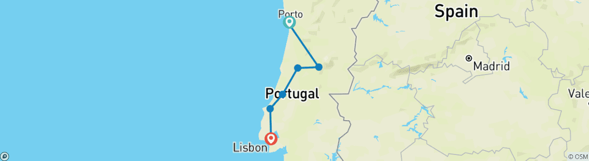 Imagen de un mapa que muestra la ruta del circuito