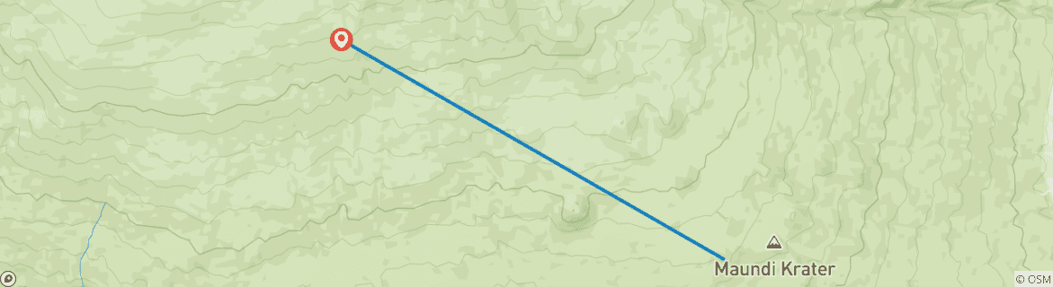 Karte mit der Reiseroute