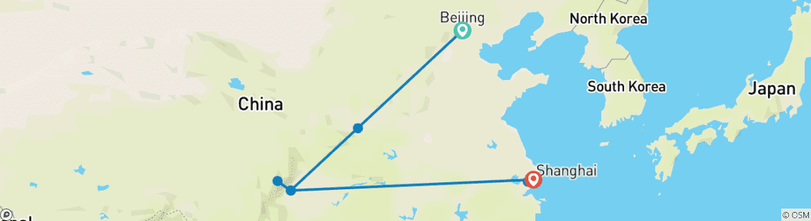 Imagen de un mapa que muestra la ruta del circuito