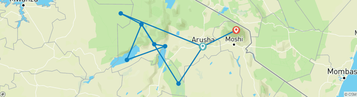 Imagen de un mapa que muestra la ruta del circuito