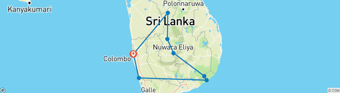 Imagen de un mapa que muestra la ruta del circuito