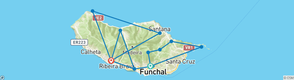 Imagen de un mapa que muestra la ruta del circuito