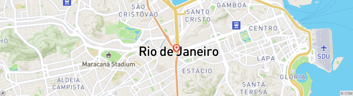 Map of Rio de Janeiro: the beach Capital of South America