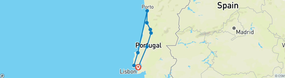 Imagen de un mapa que muestra la ruta del circuito