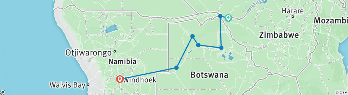 Map of Delta & Falls Westbound: Natural Wonders & Wildlife