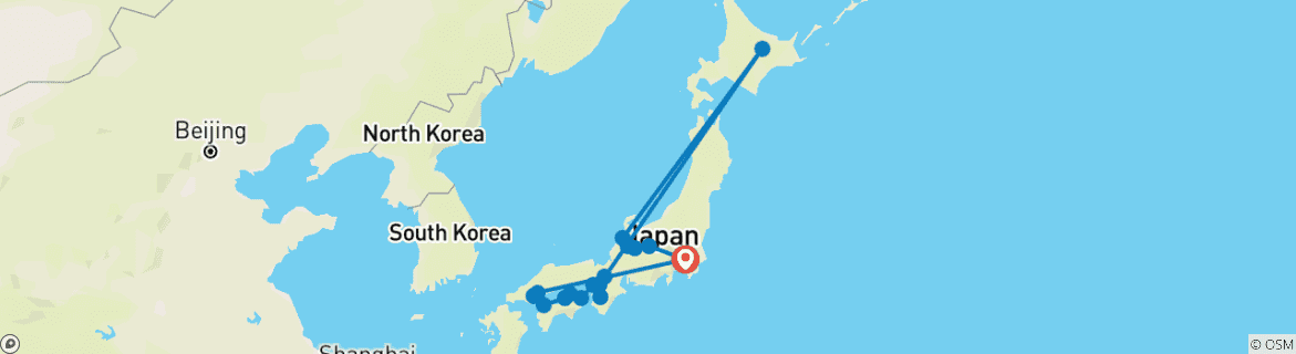 Imagen de un mapa que muestra la ruta del circuito