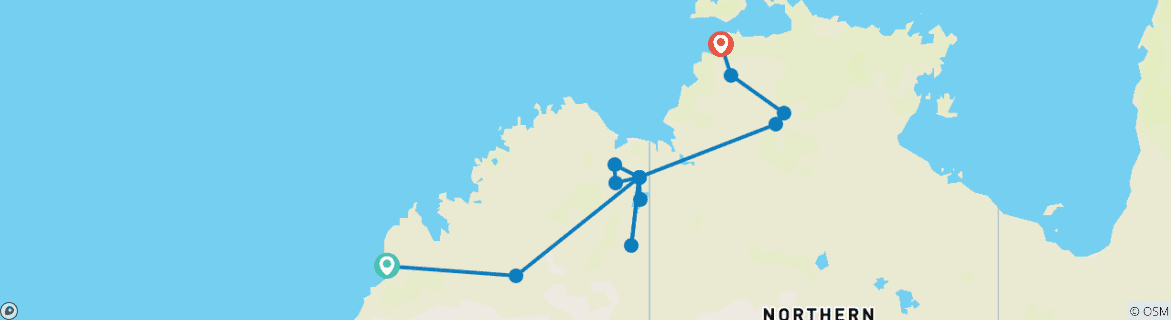 Imagen de un mapa que muestra la ruta del circuito