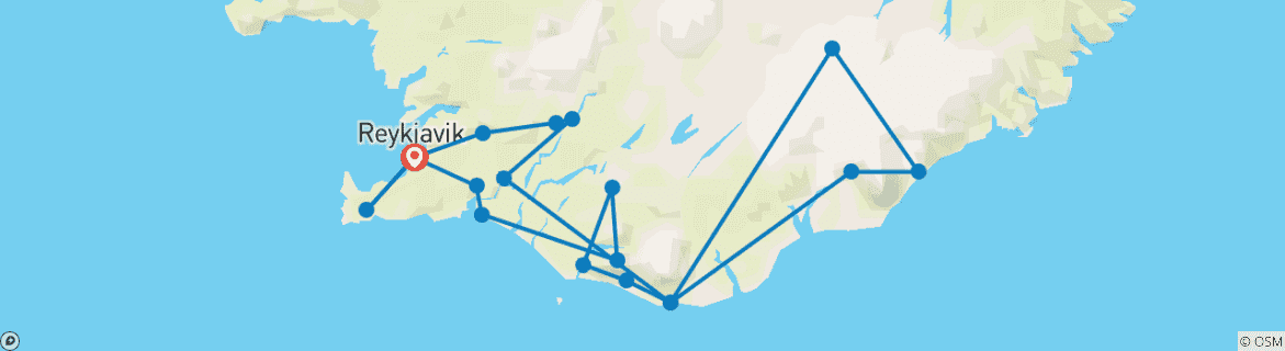 Imagen de un mapa que muestra la ruta del circuito