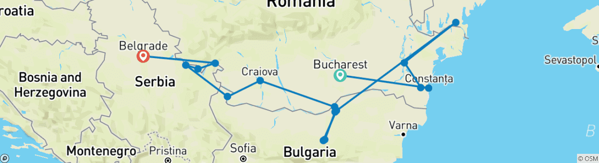 Imagen de un mapa que muestra la ruta del circuito