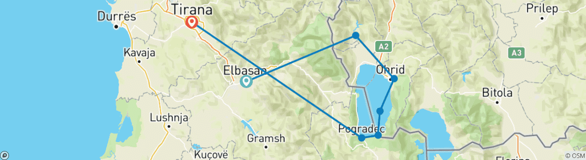 Imagen de un mapa que muestra la ruta del circuito