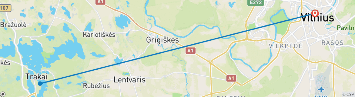 Imagen de un mapa que muestra la ruta del circuito