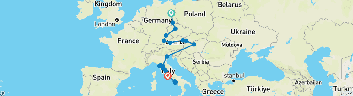 Imagen de un mapa que muestra la ruta del circuito