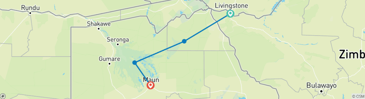 Imagen de un mapa que muestra la ruta del circuito