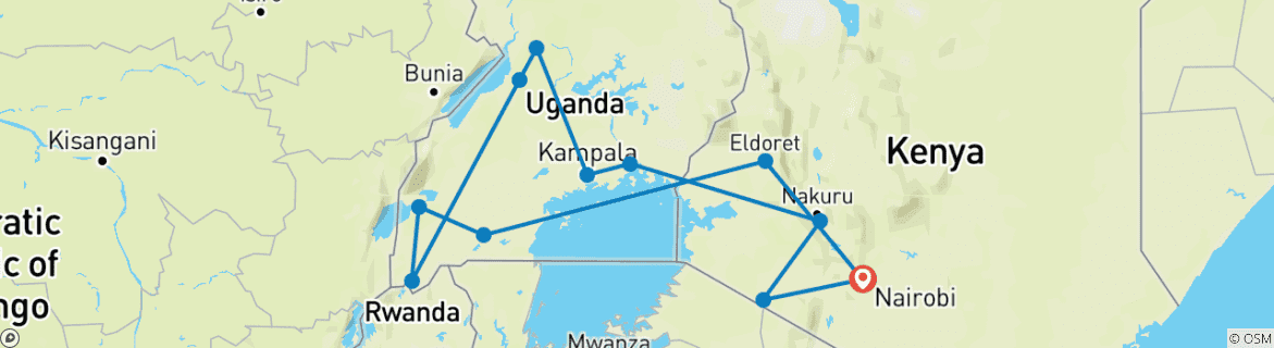 Map of Gorillas & Plains