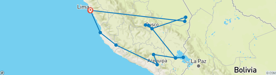 Map of Absolute Peru