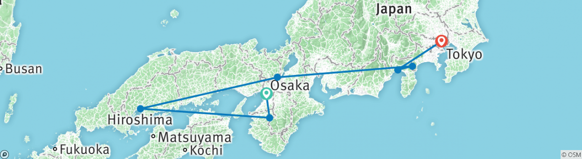 osaka to tokyo tour