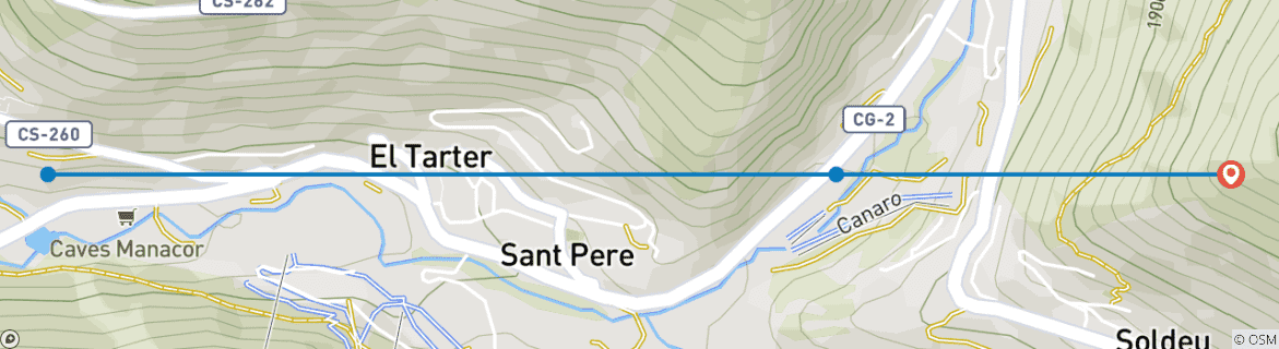 Map of Andorra: Hike, Bike & Raft