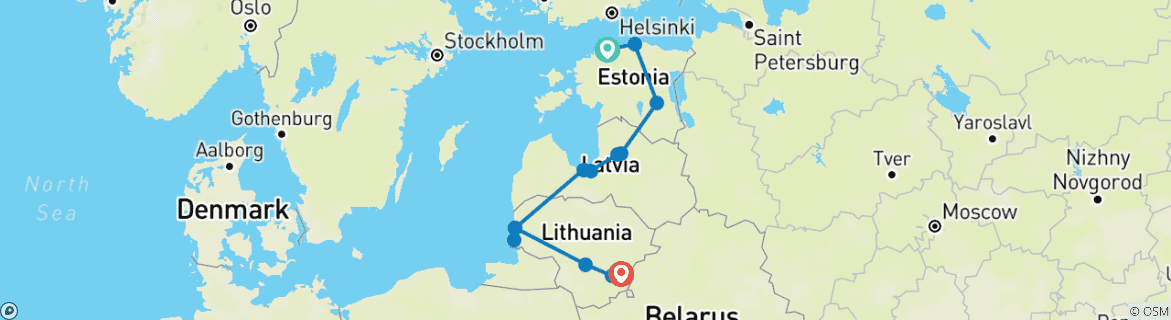 exodus travel baltic