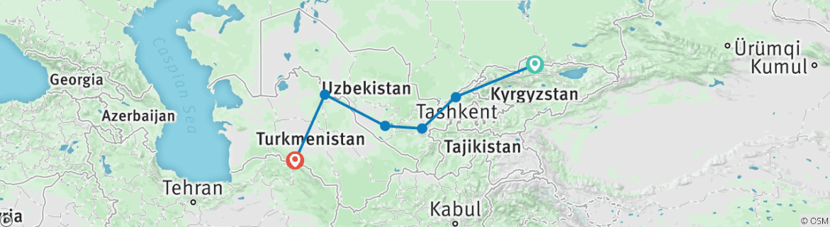 Bishkek To Ashgabat (20 Days) by Oasis Overland with 1 Tour Review ...