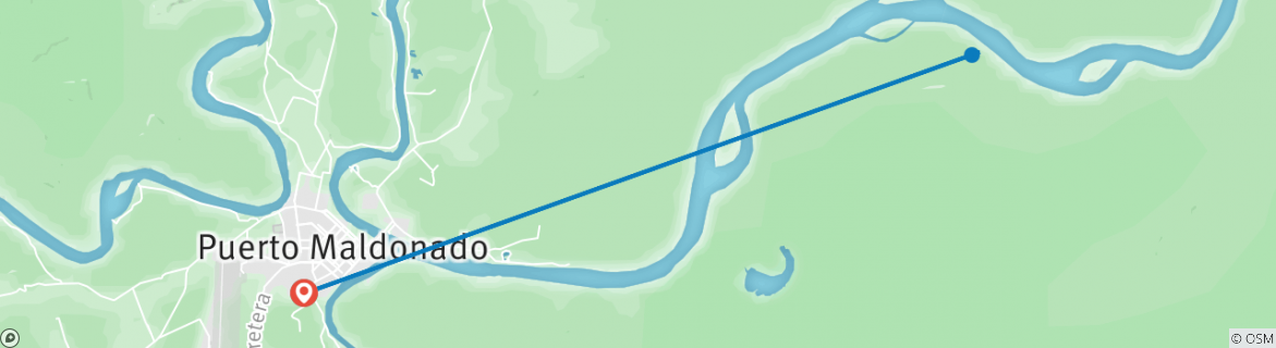 Kaart van Puerto Maldonado Amazone Eco-Lodge 3D/2N (vanuit Puerto Maldonado)