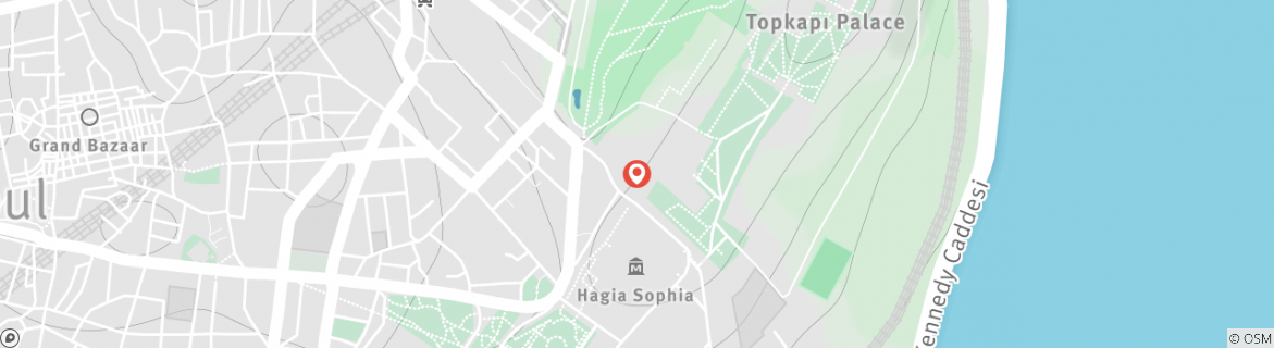 Carte du circuit Le goût d'Istanbul