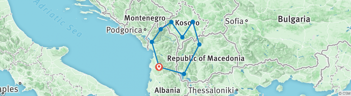 travel to kosovo from albania