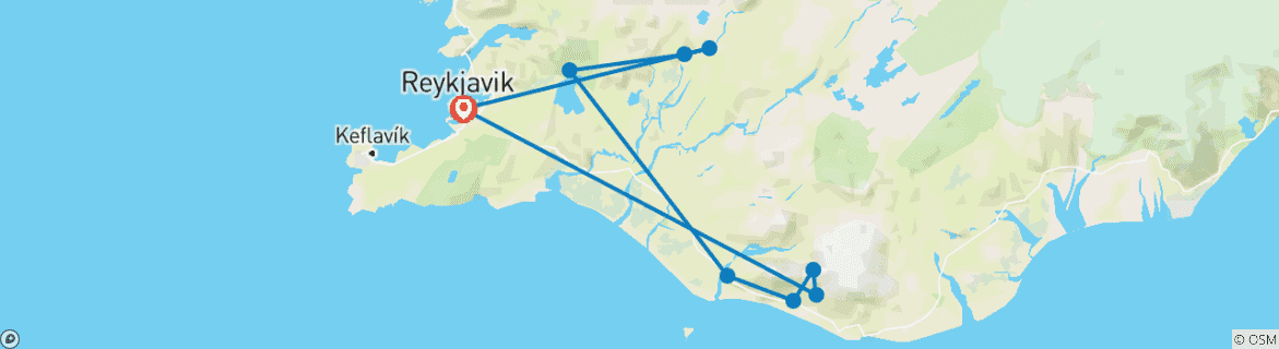 Imagen de un mapa que muestra la ruta del circuito