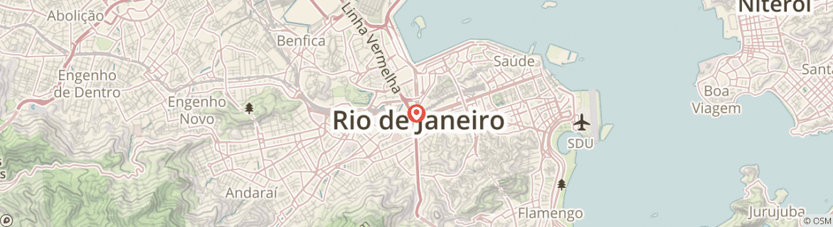 Map of Rio de Janeiro Welcome Package 4D/3N