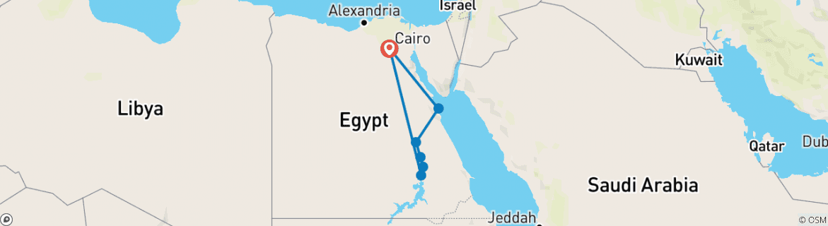 Map of Gods of Egypt