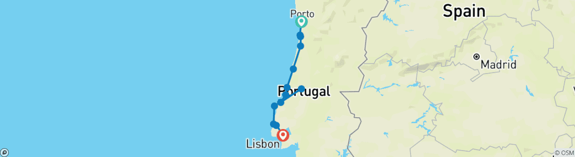 Imagen de un mapa que muestra la ruta del circuito