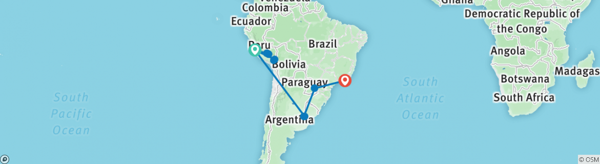 brazil argentina peru tour packages