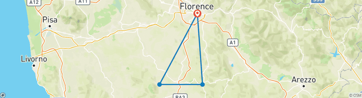 Map of Florence City Break - 3 Days/2 Nights