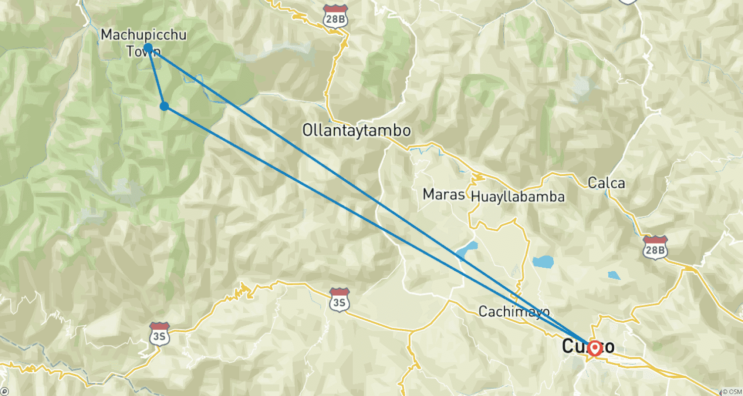 Mapa trasy: Cusco w pigułce