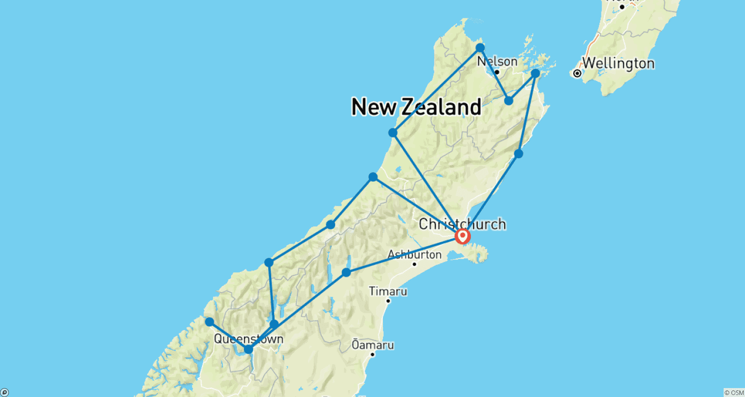 Mapa trasy: Big South