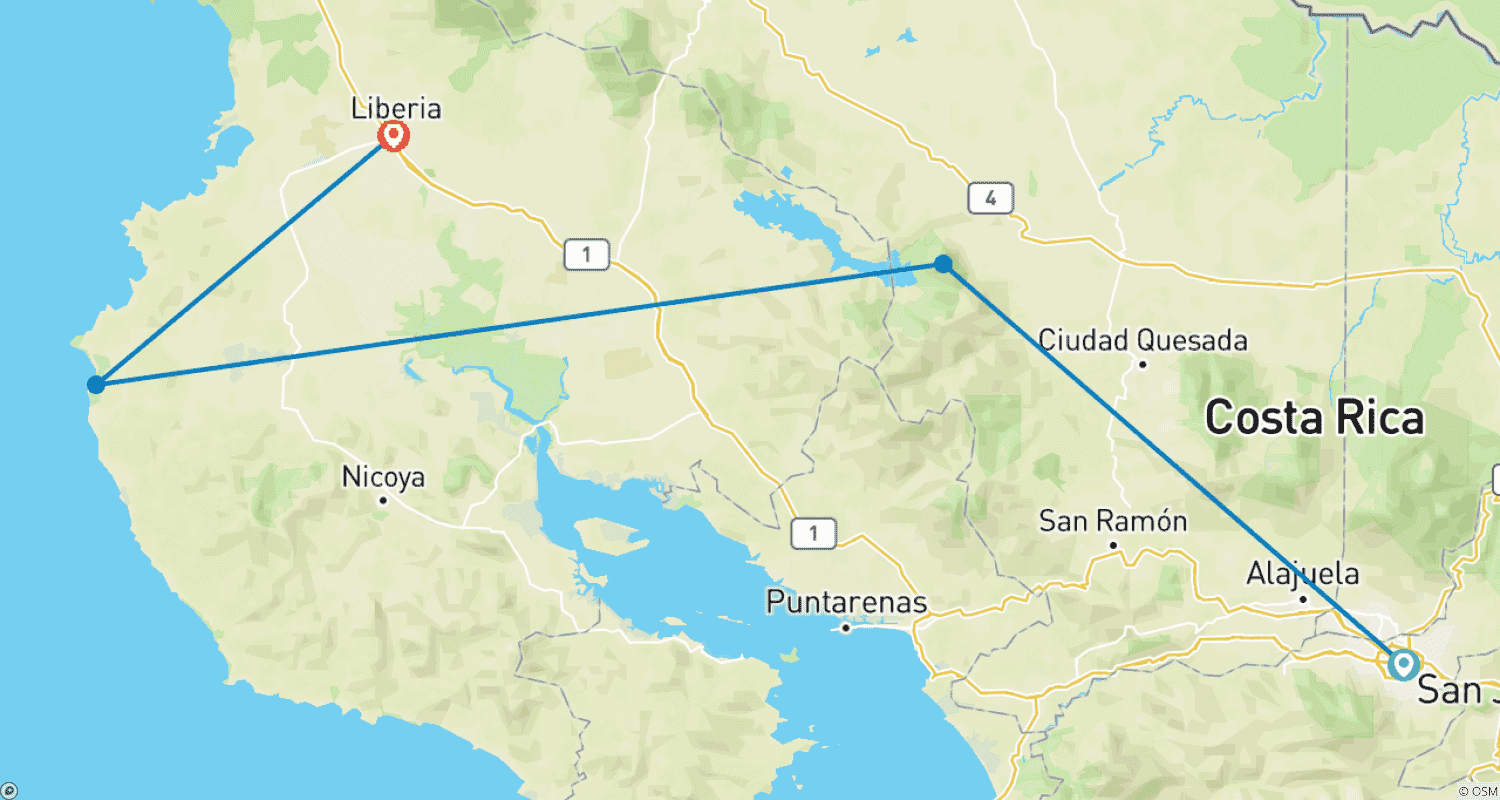 Mapa trasy: Rodzinny Pakiet Przygodowy