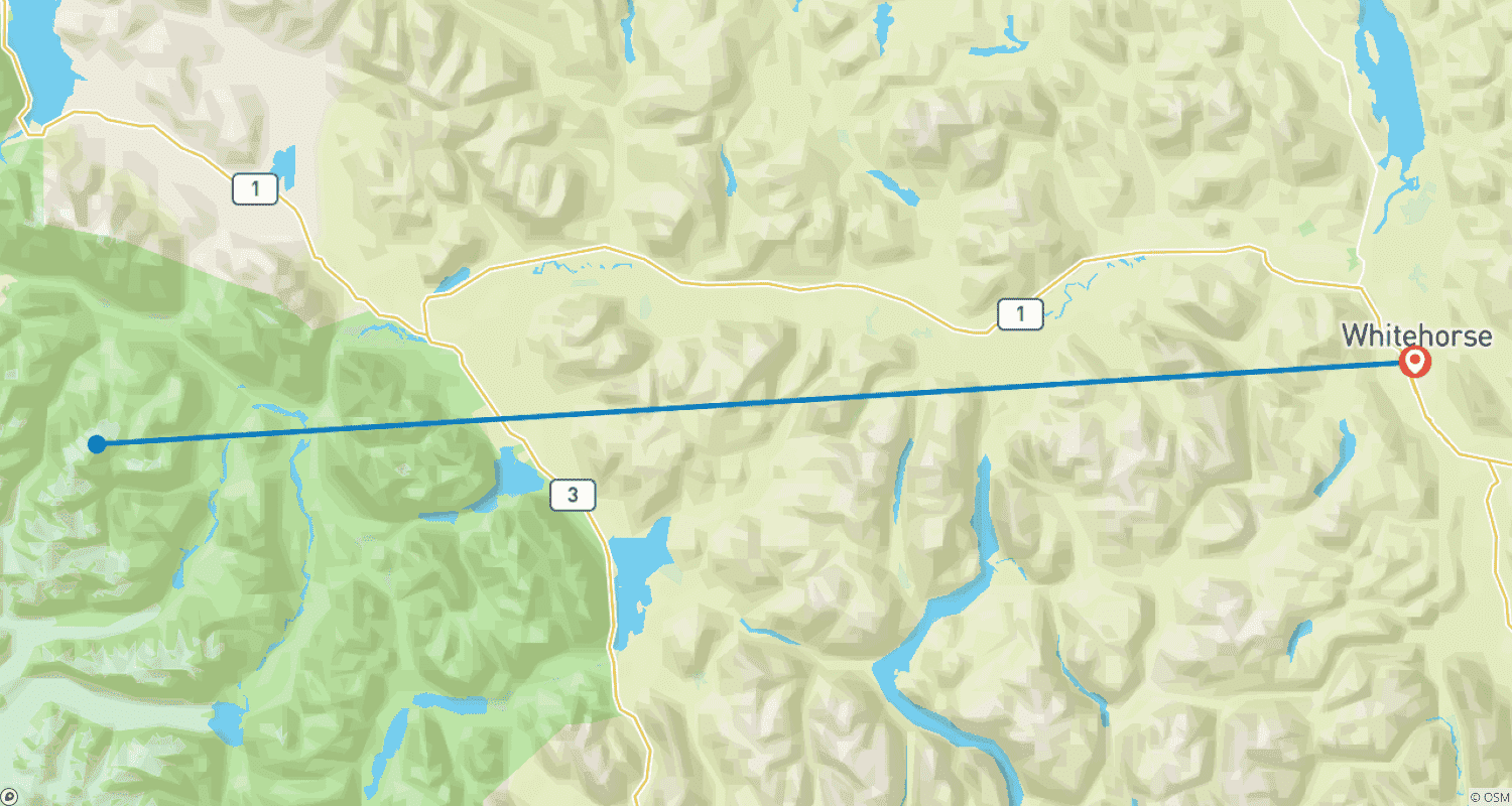 Mapa trasy: Yukon Summer Dream | Aktywna letnia przygoda