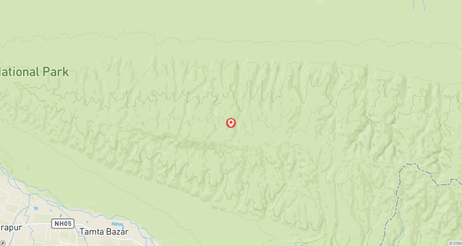 Mapa trasy: Safari w dżungli Chitwan