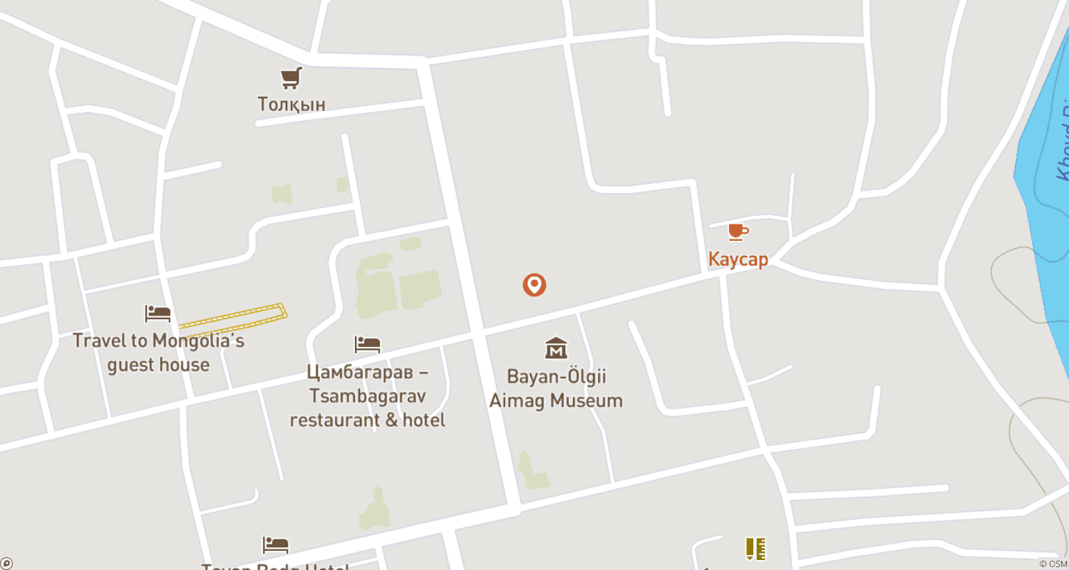 Mapa trasy: Odkryj Nomadzki Łowca Orłów, Mongolia