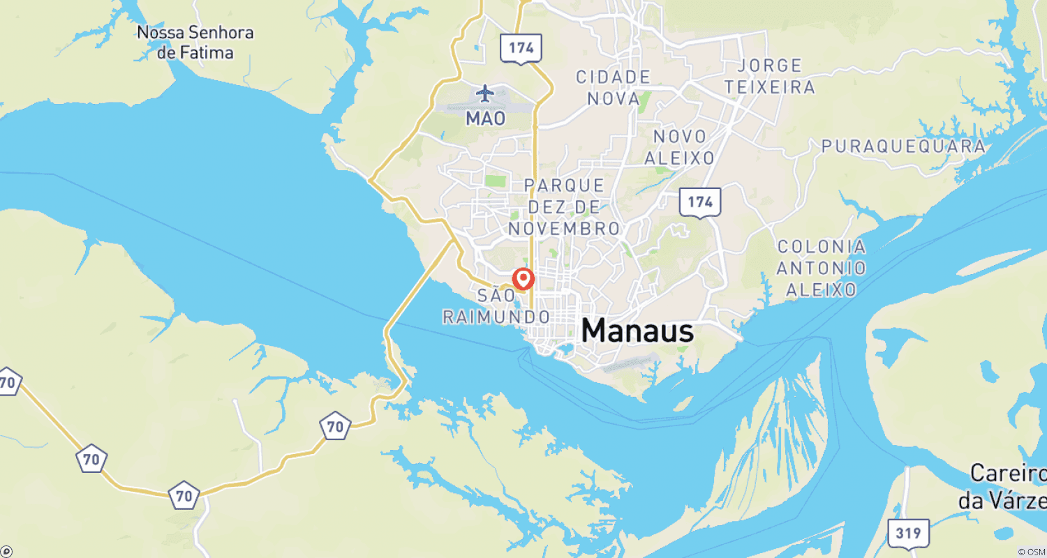 Mapa trasy: Dżungla Amazońska - 4 Dni