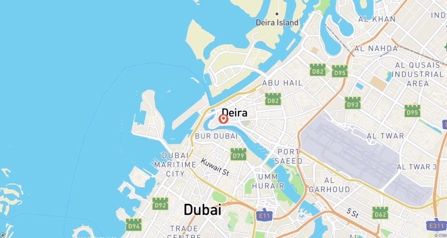 Mapa trasy: Wycieczka po Dubaju z zakupami i najlepszym wypoczynkiem na plaży