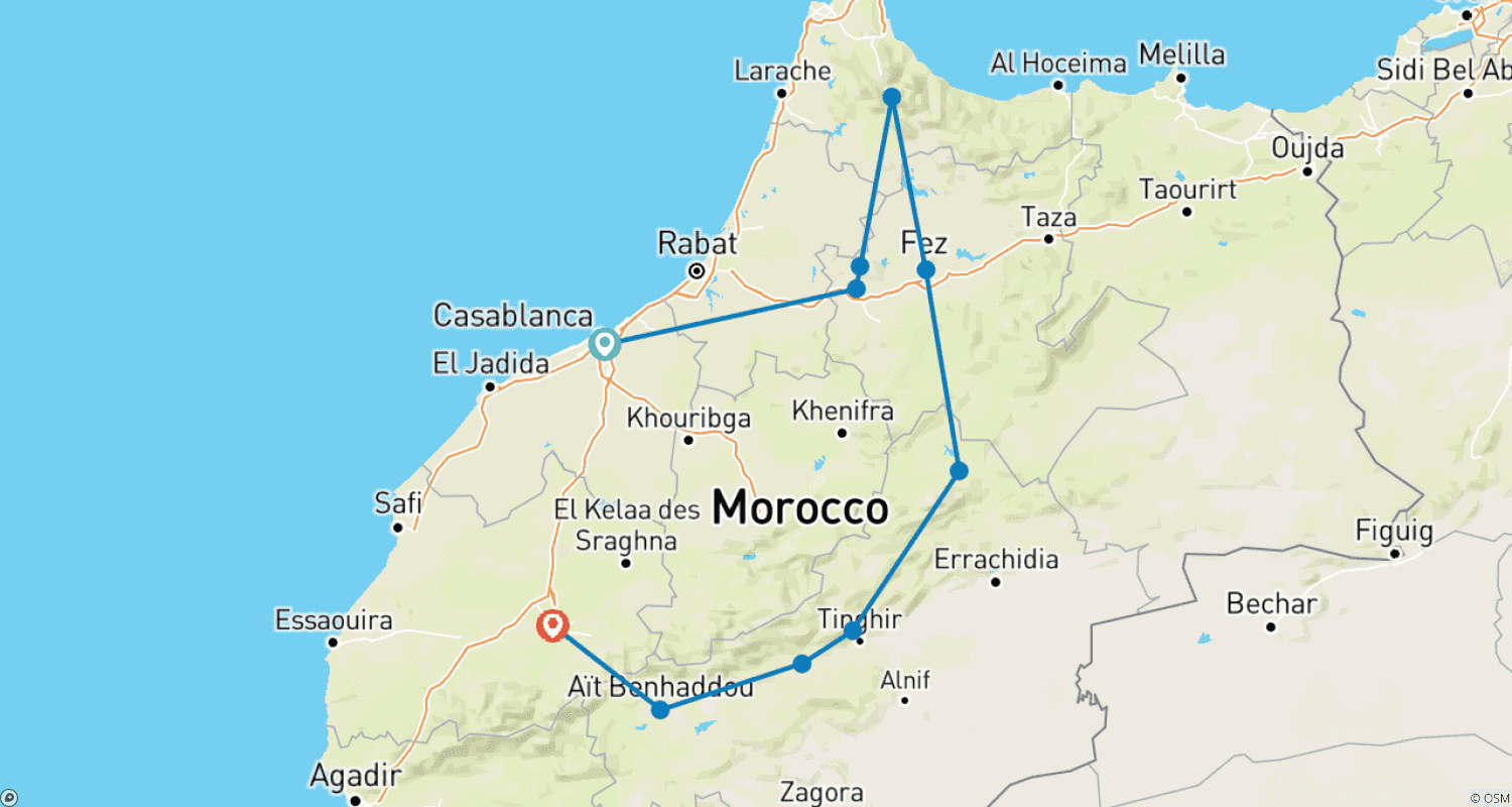 خريطة مسار المغرب الأساسي