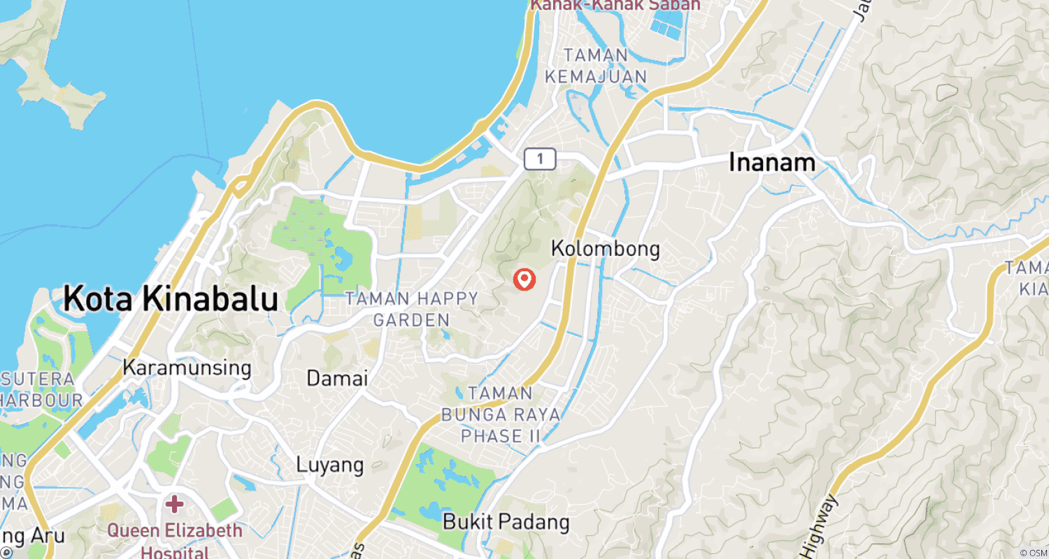 Mapa trasy: Przygoda w Sabah