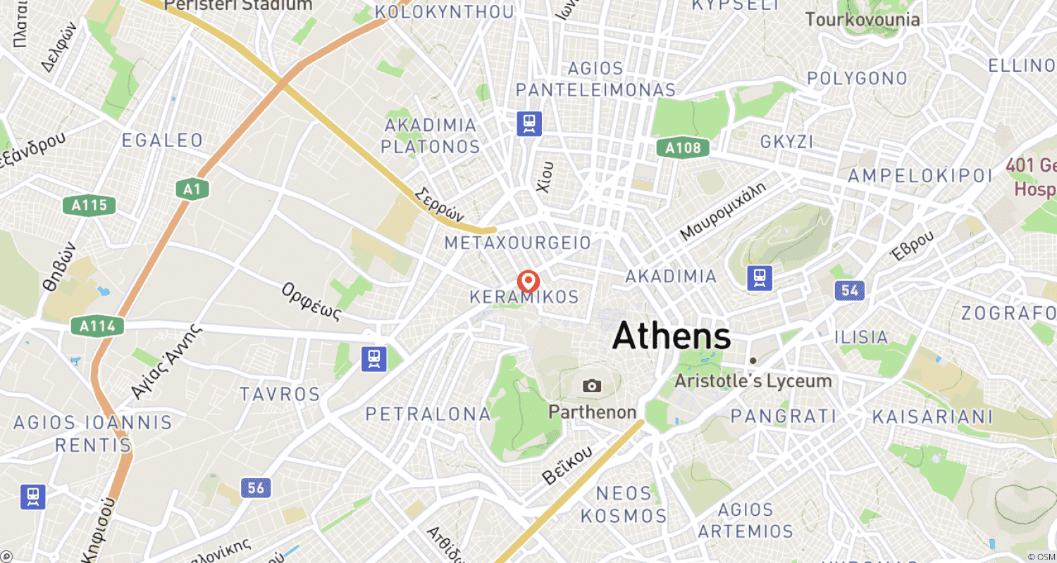 Mapa trasy: Zima w Grecji, City Break w Atenach