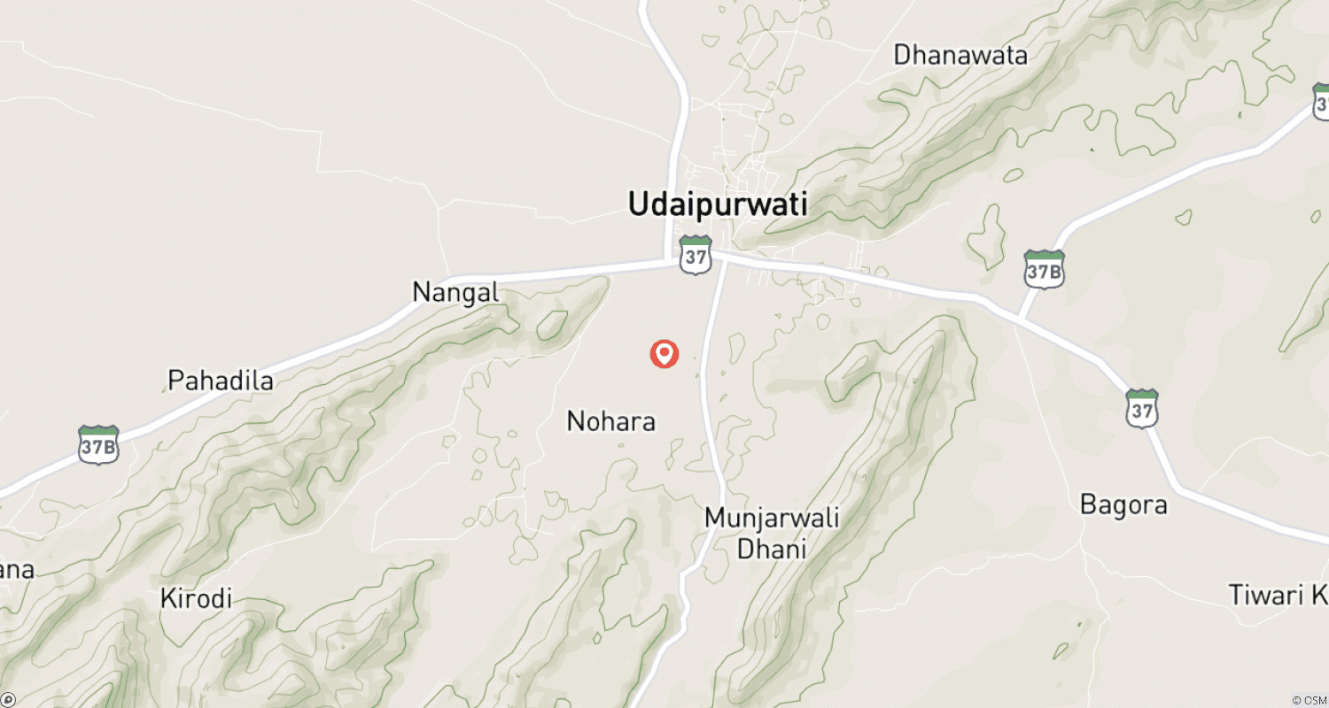 Mapa do percurso de Descobrindo Udaipur: O Passeio pela Cidade dos Lagos
