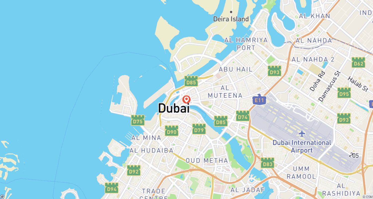 خريطة مسار Dubai Love Retreat - 04 Nights Honeymoon Package
