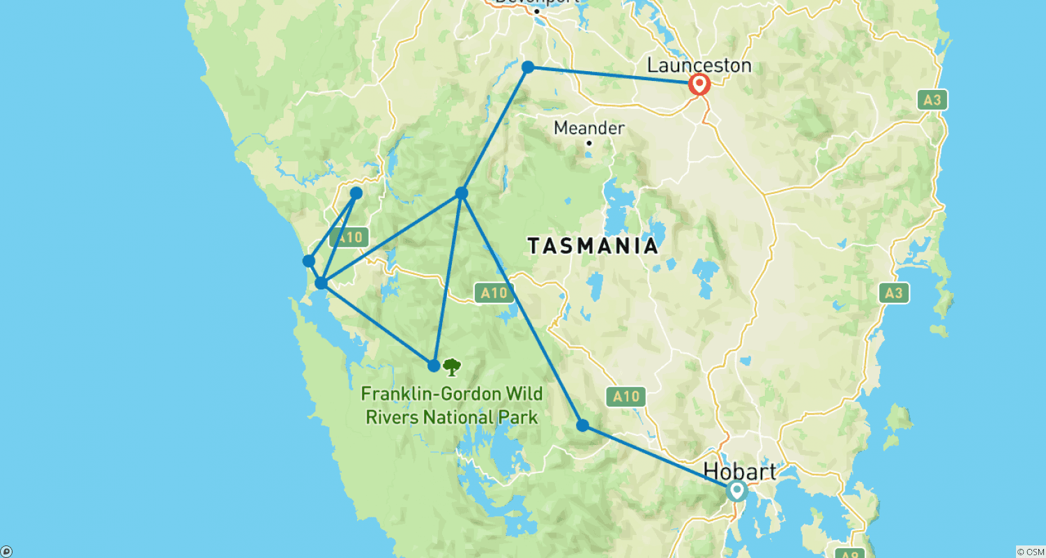 Wild West 3 – Three Day Tour of Tasmania by Under Down Under Tours