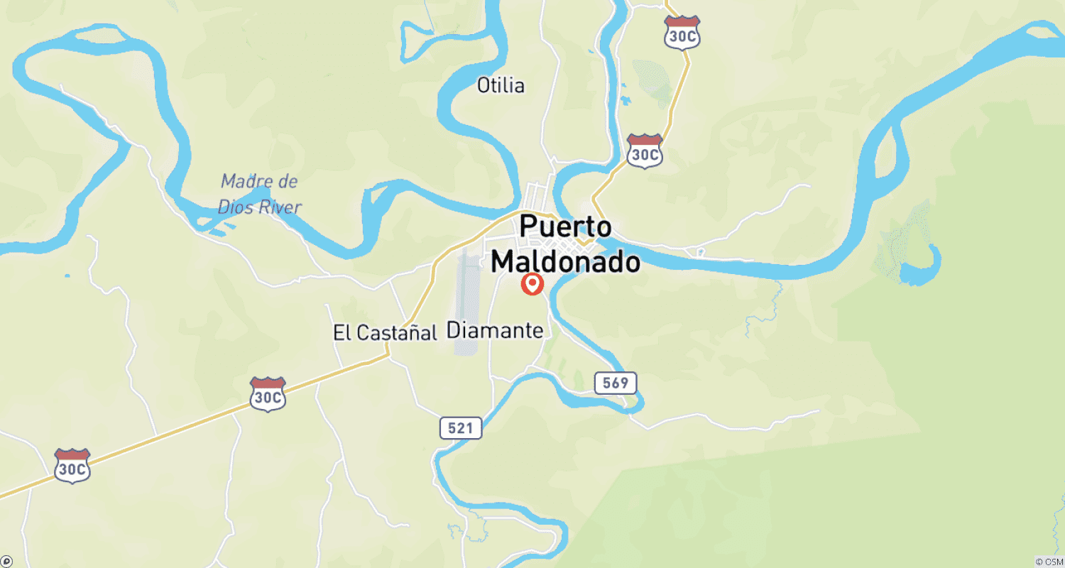 خريطة مسار Tropical Adventure In Puerto Maldonado - 4 Days